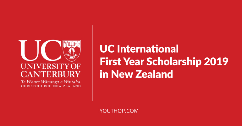 University of Canterbury International First Year Scholarship là học bổng thường niên dành cho sinh viên năm nhất của trường