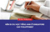 học tiếng anh ở singapore hay philippines
